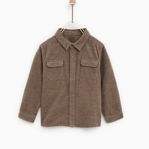 Zara boys corduroy shirt